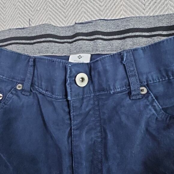 Member's Mark Mason Chino Men's Size W34xL32 Navy Stretch Style M721480 5 Pocket - Picture 9 of 16